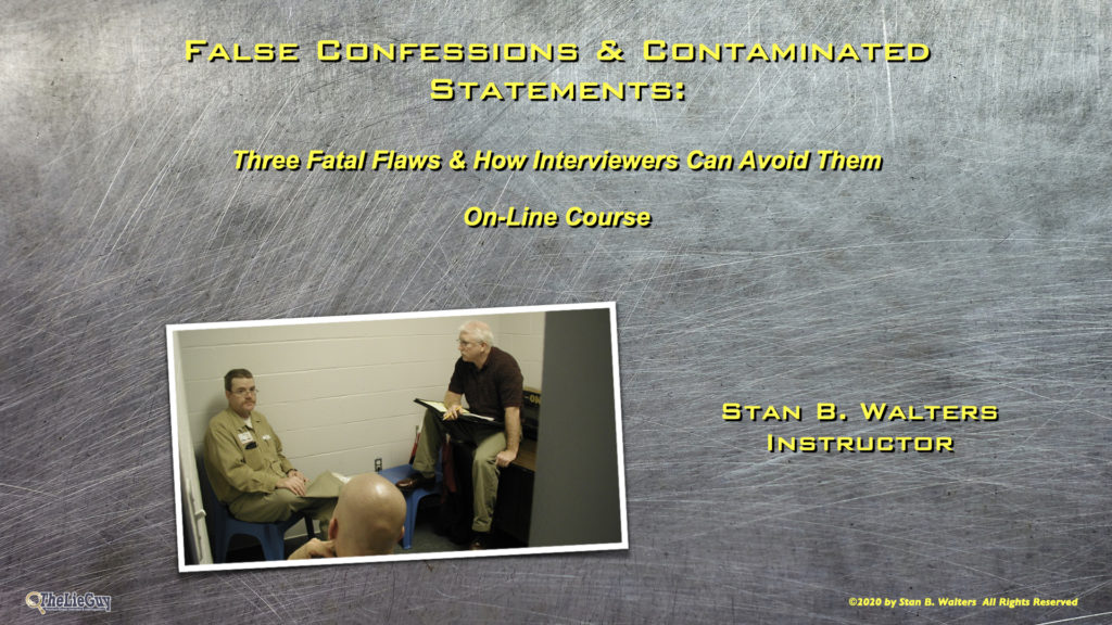 interview and interrogation techniques training